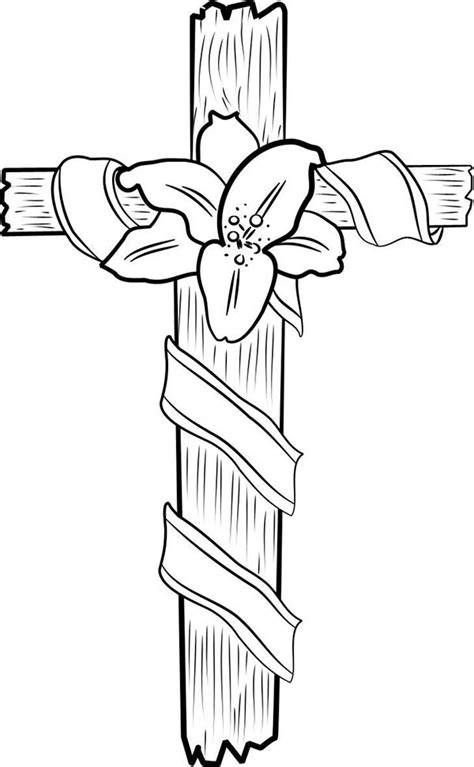 cross coloring page  kids coloring sun cross coloring page