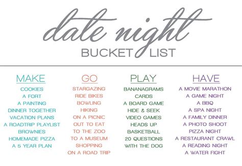 date night printables cute date ideas relationship dating