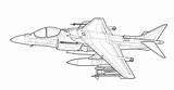 Harrier Av8b Linework Oleedueolo sketch template