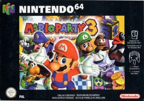 Mario Party 3 Videojuego Nintendo 64 Vandal
