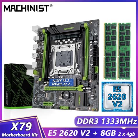 Machinista X79 Placa Mãe Combo Kit Com Processador De Copo Intel Xeon