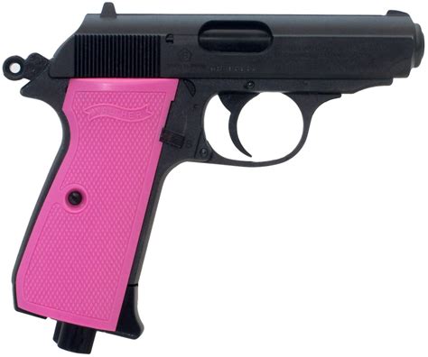 walther ppks high performance metal bb pistol  pink grip metal