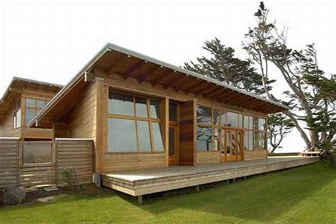 gambar desain rumah kayu minimalis modern terbaru desain