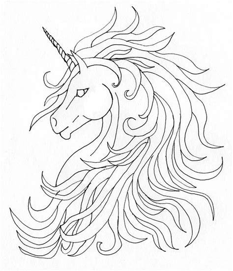 unicorn tattoo  sphinx  deviantart   unicorn coloring