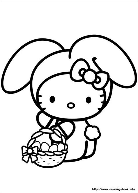 kitty coloring pages printables images  pinterest
