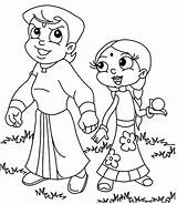 Bheem Coloring Chota Chutki Pages Choota Search Again Bar Case Looking Don Print Use Find Top sketch template