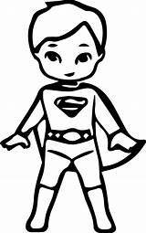 Coloring Superheroes sketch template