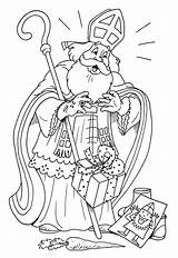 Nikolaus Sinterklaas Ausmalbilder Sankt Malvorlagen Malvorlage Animaatjes Ausmalen Kostenlose Dagen Kinder Drucken Weihnachten sketch template