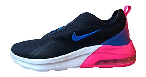 Nike Women S Air Max Motion 2 Running Shoes 10 Black Photo Blue Hyper