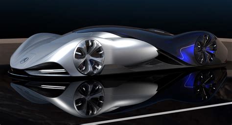 wild mercedes benz le mans concept  futuristic  sleek carscoops