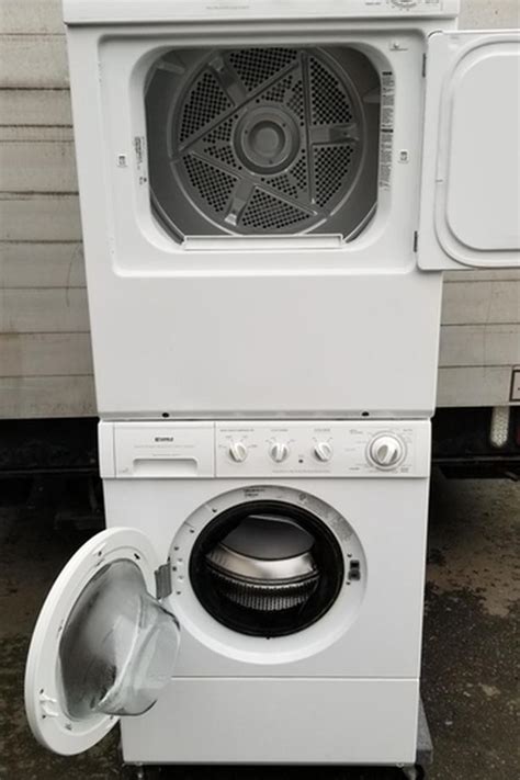 full sized front load ge stackable washer dryer set victoria city