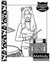 Josie Pages Coloring Pussycats sketch template