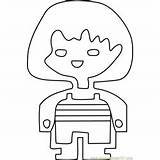 Undertale Coloring Pages Frisk Mettaton Neo Coloringpages101 sketch template