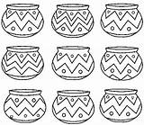 Pottery Lenda Milho sketch template