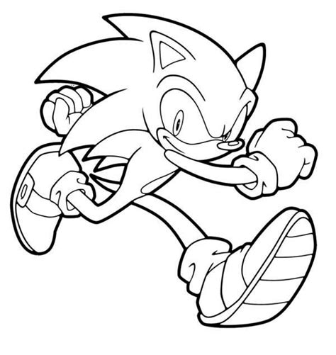sonic coloring pages  printable