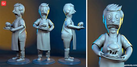 top 3d printed cartoon character figurines 15 awesome models