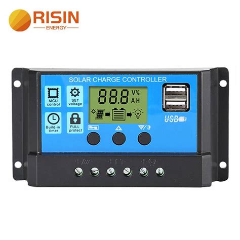 china      intelligent pwm solar charge controller factory  suppliers risin