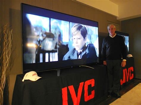 jvc tv unveils flagship   uhd set