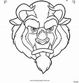 Coloring Pages Beast Beauty Disney Printable Color Kids Sheet Print Sheets Drawing Book Cartoon Found sketch template