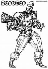 Robocop Coloringhome sketch template