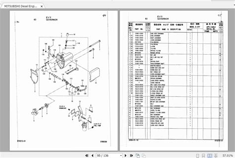mitsubishi diesel engines sl eac parts catalog auto repair manual forum heavy equipment