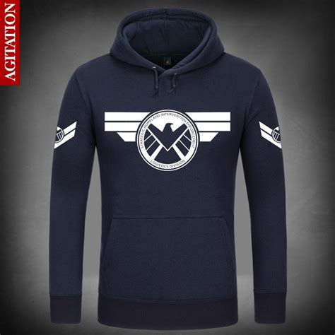 marvels agents  shield universe hoodies hoody pullover sweatshirt sweatshirts loose outerwear