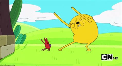 adventure time happy dance find and share on giphy