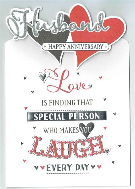 husband anniversary card love  finding  special person