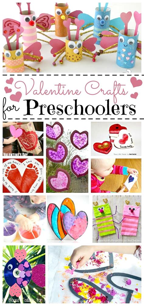 valentine crafts  preschoolers red ted art kids crafts
