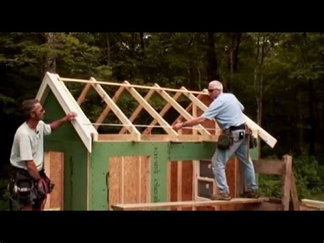building gable roof trusses youtube