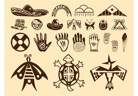 Native American Symbols Download Free Vector Art Stock