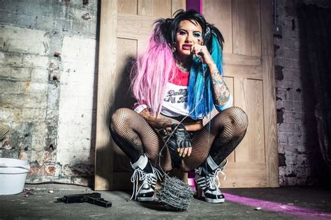 jemma lucy gets naked as margot robbie s suicide squad character harley quinn and it s pretty x
