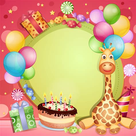 happy birthday baby cards cute design vector vectors graphic art