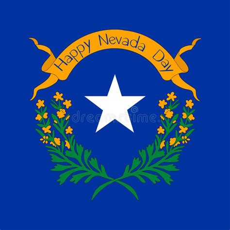 nevada day holiday stock vector illustration  event