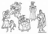 Coloring Hunchback Notre Dame Pages Popular sketch template