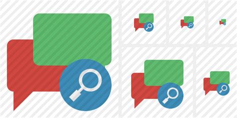 chat  search icon flat professional stock icon   sets