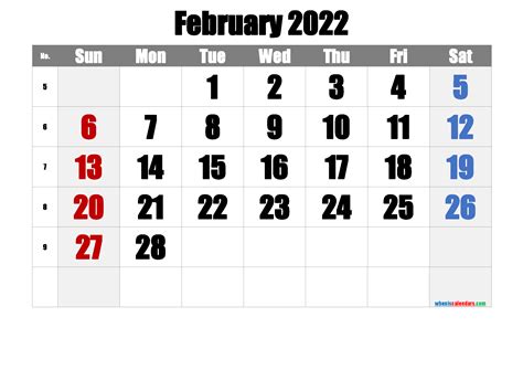 calendar  february   printable calendar templates