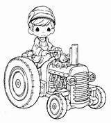 Coloring Pages Farmer February 2010 Kids Colouring sketch template