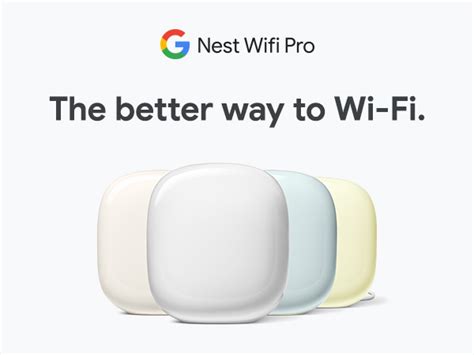 google nest wifi pro  axe mesh router  pack multi color ga   buy atelier