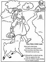 Lamb Mary Nursery Had Little Coloring Rhyme Pages Sheet Poem Preschool Rhymes Worksheets Activities Songs Quite Lady Contrary Fun Printable sketch template