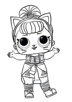 lol doll coloring sheets kitty queen lol surprise coloring