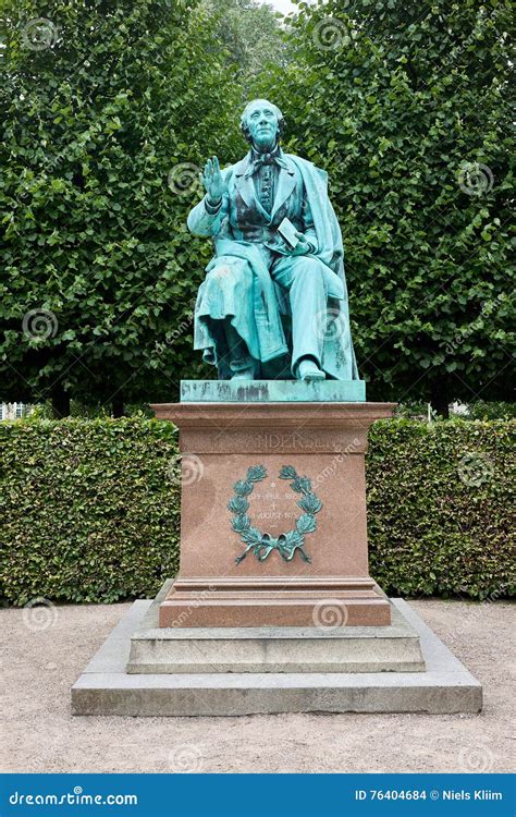 sculpture  hans christian andersen stock photo image  christian rock