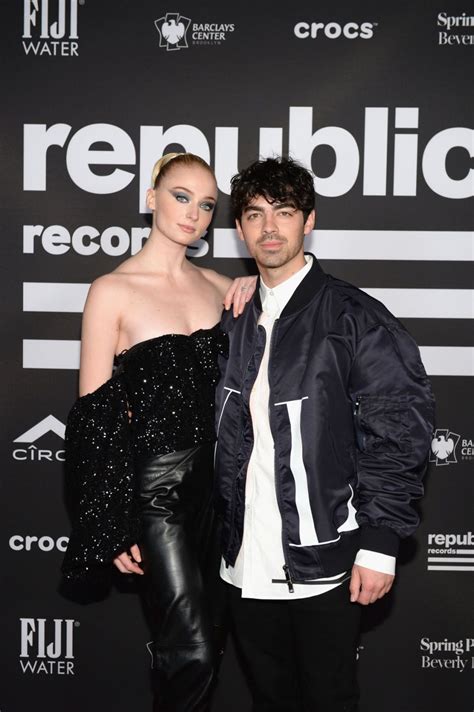sophie turner and joe jonas at republic records grammys after party in