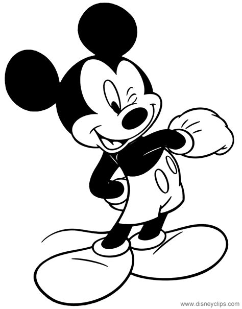 coloring pages disney mickey mouse  svg design file