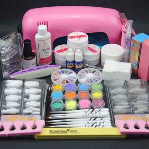 pro starter kit nail salons kit nail art acrylic powder french tips