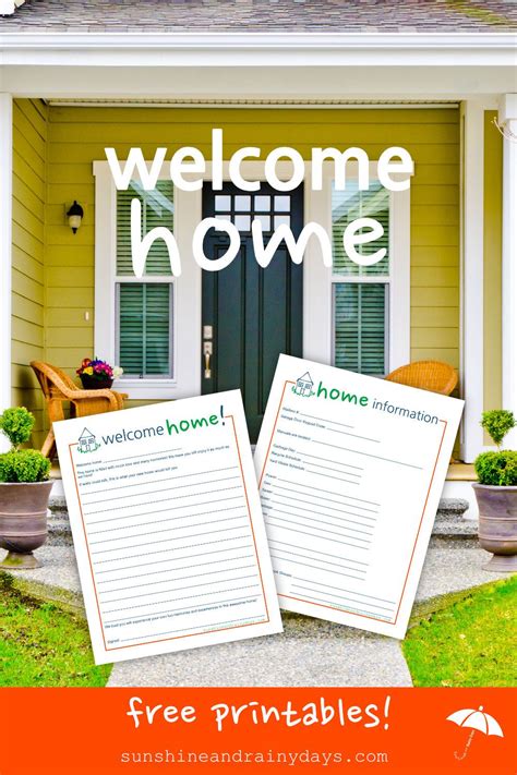 home letter   homeowners printable  give buyers
