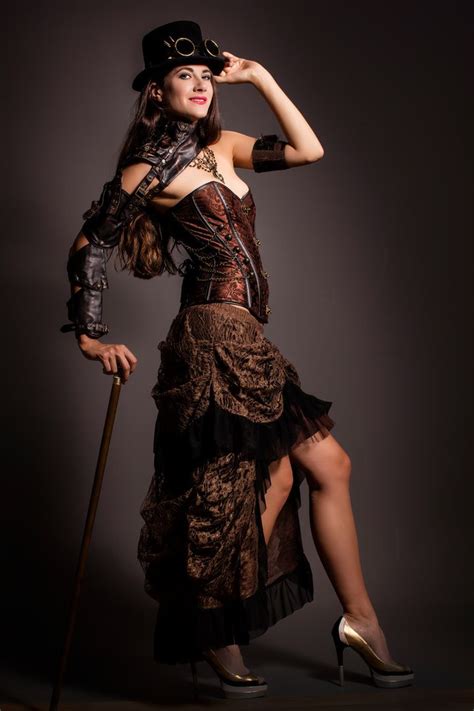 steampunk steampunk couture fashion gothic fashion