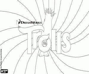 trolls  title coloring pages