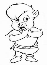 Gummy Coloring Pages Bear Clipart Bears Library sketch template