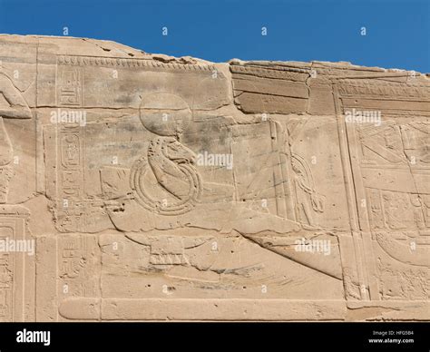 sacred barque relief   mortuary temple  seti   west bank